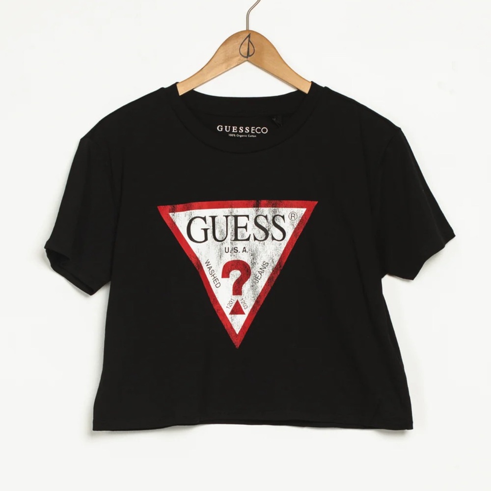Women’s Guess Black Graphic Tee